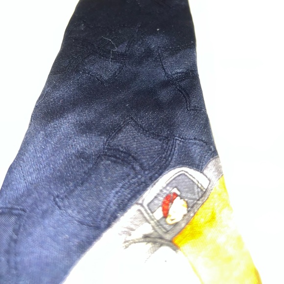 Polo Ralph Lauren Silk Handmade Vintage Race Car Tie - Picture 4 of 5